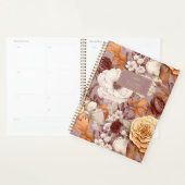  Floral Dusty Lila Perzik Waterverf Flower Planner (Display)