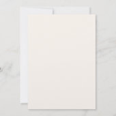 Floral Dusty Pink Rose Burgundy Ivory Wedding Kaart (Achterkant)