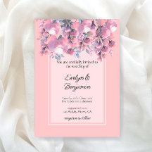 Floral Dusty Roos bruiloft
