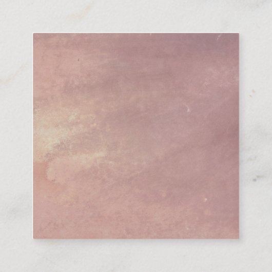 Floral Dusty Roos en Bourgogne Bruiloft Website Informatiekaartje (Achterkant)