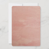 Floral Dusty Roos Moederdag Brunch Kaart (Achterkant)