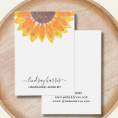 Floral Earbelt Jewelry Display Visitekaartje