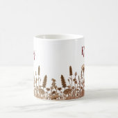 Floral Earth Tones NANNY PERSONALISEREN Design Mok (Center)