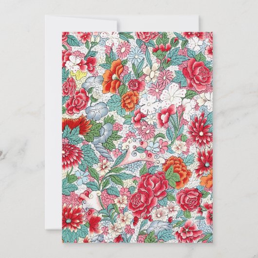 Floral Easter Brunch & Egg Hunt Uitnodiging (Achterkant)