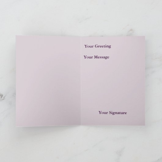 Floral Easter Bunny Feestdagen Kaart (Binnen)