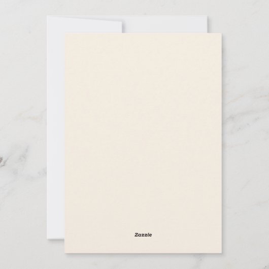 Floral Easter Bunny Kaart (Achterkant)