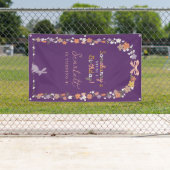 Floral Easter Bunny Somebunny is jarig Spandoek (Insitu)