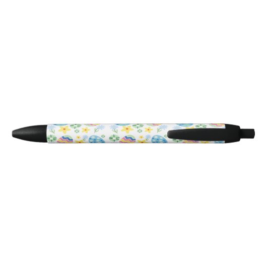 Floral Easter Egg Blauwe Inkt Pen (Achterkant)