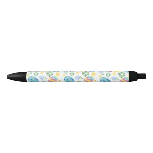 Floral Easter Egg Blauwe Inkt Pen (Voorkant)