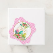Floral Easter Eggs & Spring Roses Personalized Bedankjes Labels (In situ)