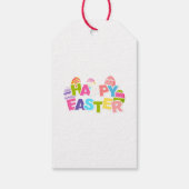 Floral Easter Eggs & Spring Roses Personalized Cadeaulabel (Achterkant)