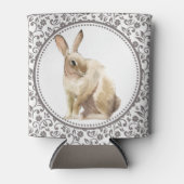 Floral Easter Rabbit Blikjeskoeler (Voorkant)