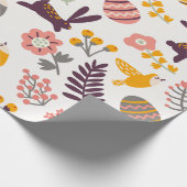 Floral Easter Spring Pattern | Papier voor onmidde (Hoek)