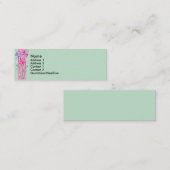 Floral Edge-profielkaarten Mini Visitekaartje (Voorkant / Achterkant)