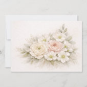 Floral Editorial Bouquet save the date cards (Achterkant)