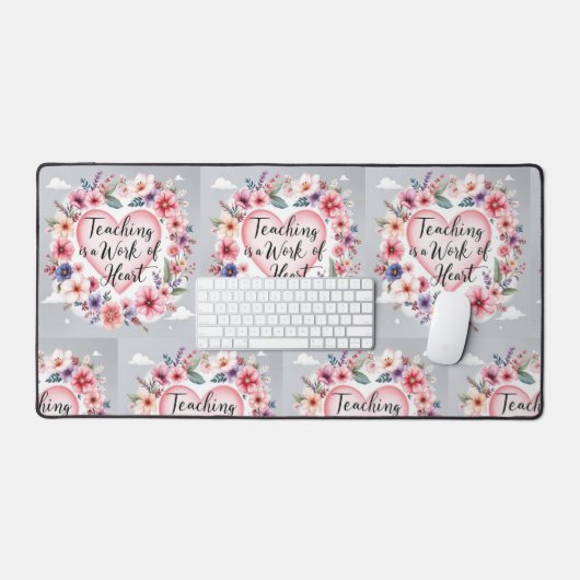 Floral Educator Embrace Bureaumat (Keyboard & Muis)