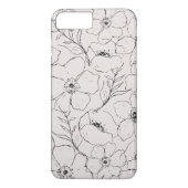 Floral eenvoud - Neutraal Case-Mate iPhone Case (Achterkant)