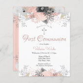 Floral eerste communautaire begrotingsuitnodiginge (Voorkant / Achterkant)