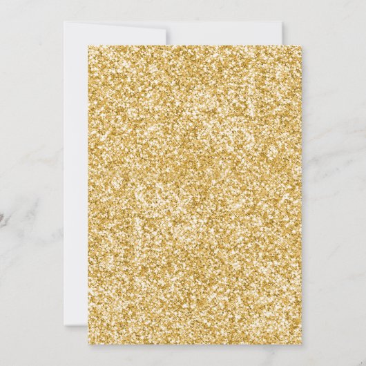 Floral Eerste verjaardag: Girl Pink Gold Rozen Kaart (Achterkant)