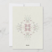 Floral Eid Adha Mubarak Kaart | White & Mauve Isla (Achterkant)