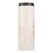 Floral Eid Mubarak – Blush Pink Islamic Gift f Thermosbeker (Achterkant)