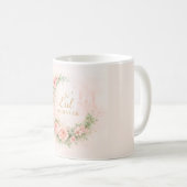 Floral Eid Mubarak Mug – Blush Pink Islamic Gift f Koffiemok (Voorkant rechts)