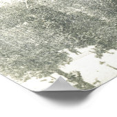 Floral Eiffel Tower | Parijs, Frankrijk Poster (Hoek)