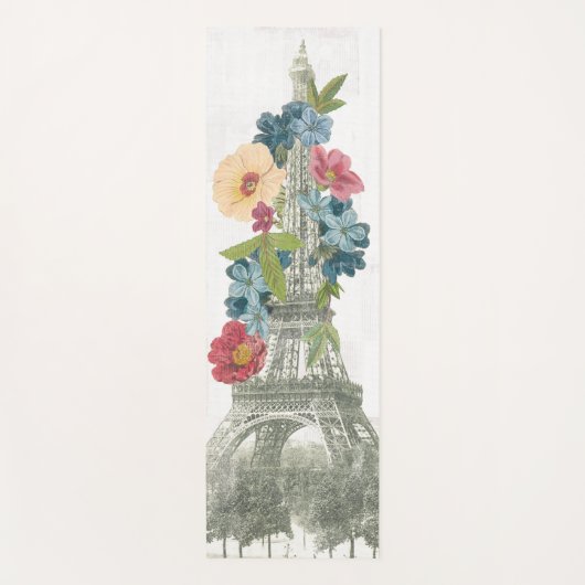 Floral Eiffel Tower | Parijs, Frankrijk Yogamat (Voorkant)