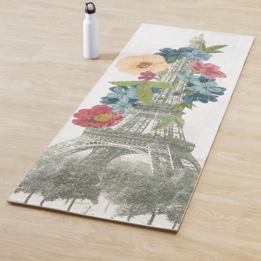 Floral Eiffel Tower | Parijs, Frankrijk Yogamat (In situ)