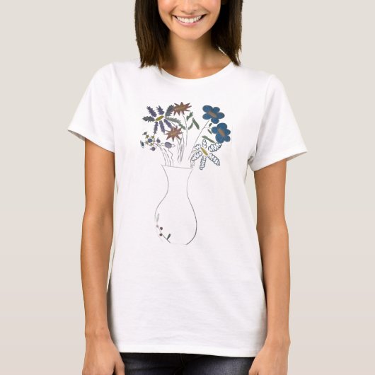 Floral elaganse t-shirt (Voorkant)