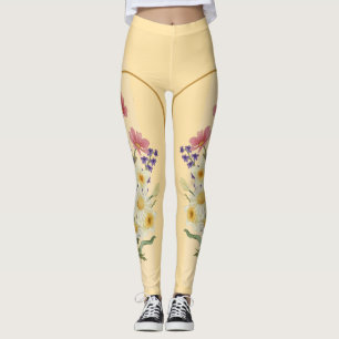 Floral Elegance: Bloeien in harmonie Leggings