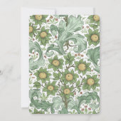 Floral Elegance Bridal Shower Invitation Kaart (Achterkant)