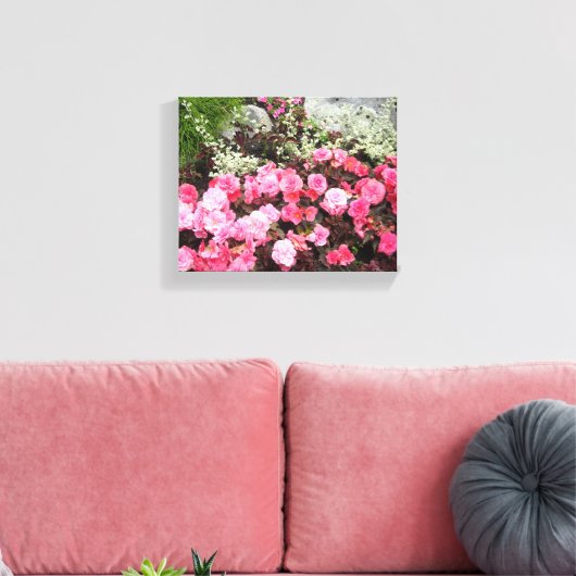 Floral Elegance Canvas Afdruk (Insitu (Woonkamer))