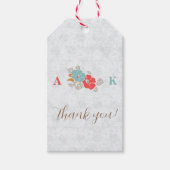 "Floral Elegance" Collection Cadeaulabel (Voorkant)