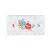 "Floral Elegance" Collection Etiket (Voorkant)