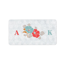 "Floral Elegance" Collection Etiket