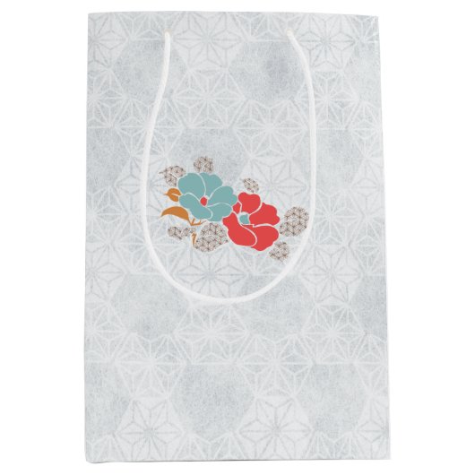 "Floral Elegance" Collection Medium Cadeauzakje (Voorkant)