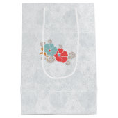 "Floral Elegance" Collection Medium Cadeauzakje (Achterkant)