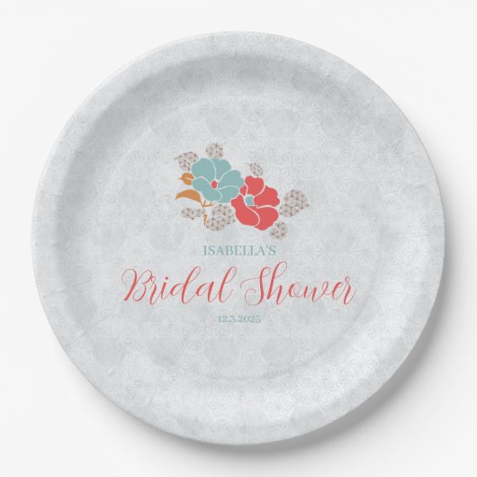 "Floral Elegance" Collection  Papieren Bordje (Voorkant)