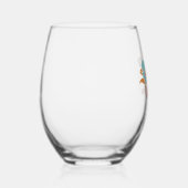 "Floral Elegance" Collection Wijnglas Zonder Voet (Rechts)