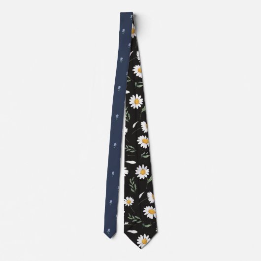Floral Elegance, Double Design Tie Stropdas (Achterkant)