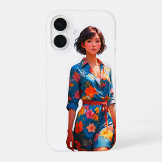 Floral Elegance iPhone 16 Hoesje