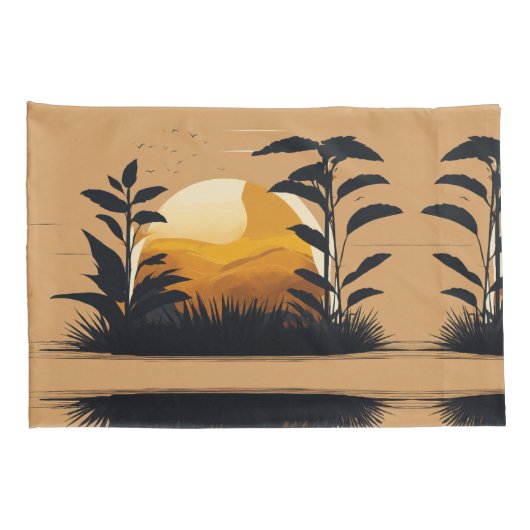 Floral Elegance Kussensloop (Achterkant-Rechts)