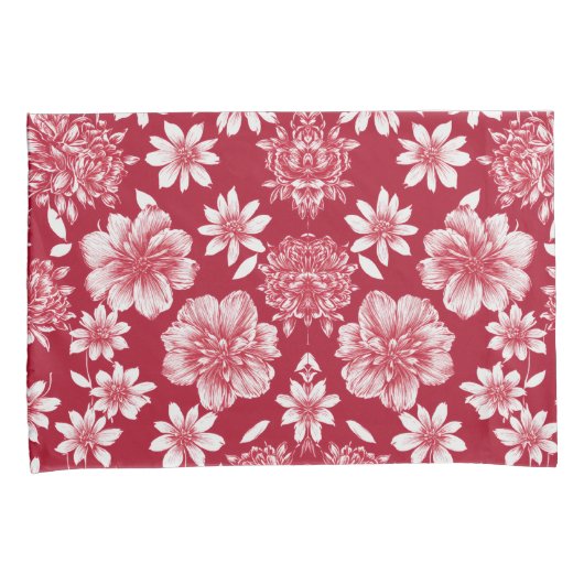 Floral Elegance Kussensloop (Voorkant-Rechts)