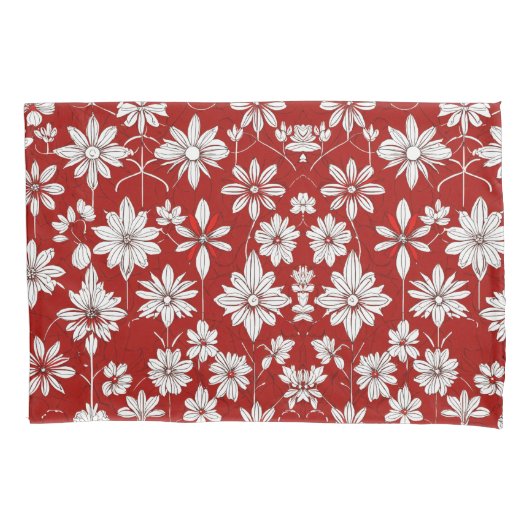 Floral Elegance Kussensloop (Voorkant-Links)