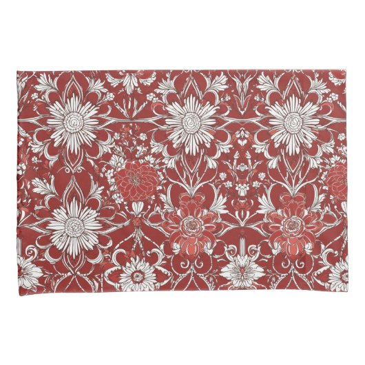 Floral Elegance Kussensloop (Voorkant-Rechts)