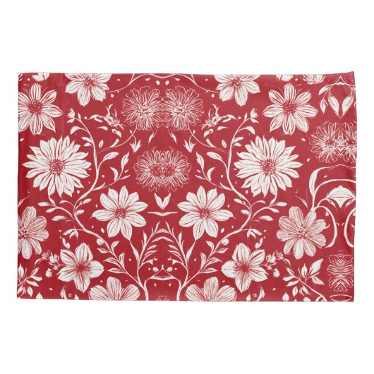 Floral Elegance Kussensloop (Achterkant-Links)