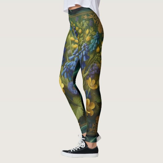 Floral Elegance Leggings (Links)