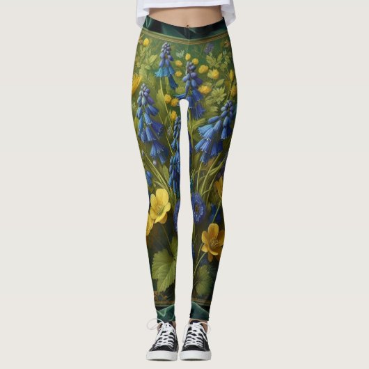 Floral Elegance Leggings (Voorkant)