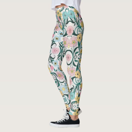 Floral Elegance Leggings (Links)